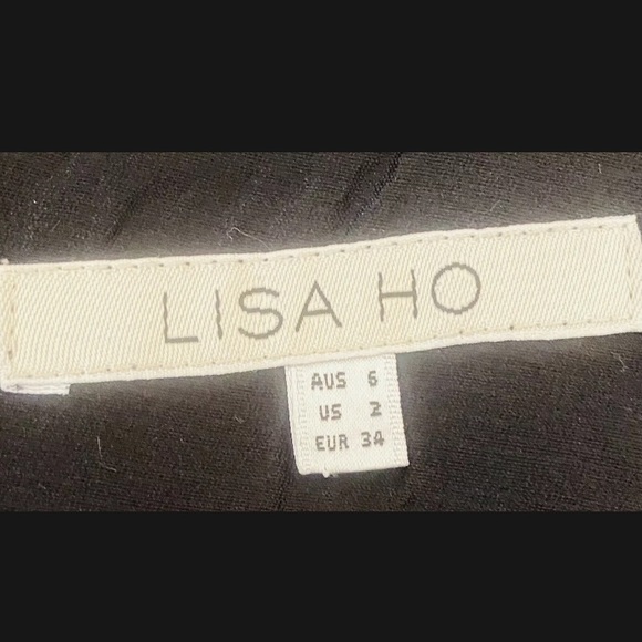 🌱 LISA HO Sz 6-8 Silk Black White Textured Skirt - Picture 6 of 6